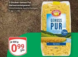 Globus 3 glocken genuss pur hartweizenteigwaren Angebot