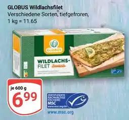 Globus Globus wildlachsfilet Angebot