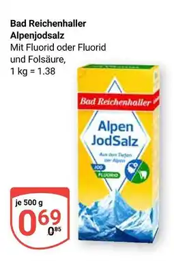 Globus Bad reichenhaller alpenjodsalz Angebot