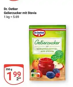 Globus Dr. oetker gelierzucker mit stevia Angebot