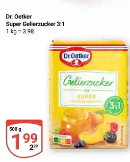 Globus Dr. oetker super gelierzucker 3:1 Angebot