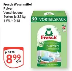 Globus Frosch waschmittel pulver Angebot