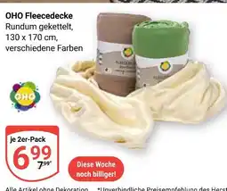 Globus Oho fleecedecke Angebot