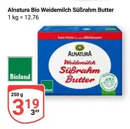Globus Alnatura weidemilch süßrahm butter Angebot