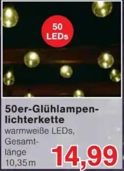 Jawoll 50er-Glühlampenlichterkette Angebot