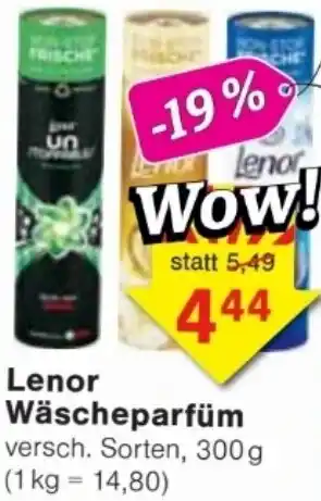 Jawoll Lenor Wäscheparfüm Angebot