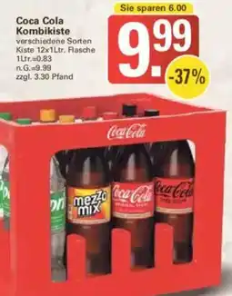 WEZ Coca Cola Kombikiste Angebot