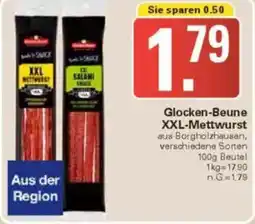 WEZ Glocken-Beune XXL-Mettwurst Angebot