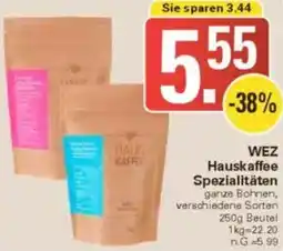WEZ WEZ Hauskaffee Spezialitäten Angebot