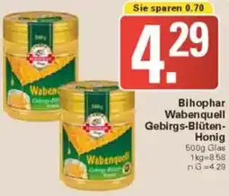 WEZ Bihophar Wabenquell Gebirgs-Blüten Honig Angebot