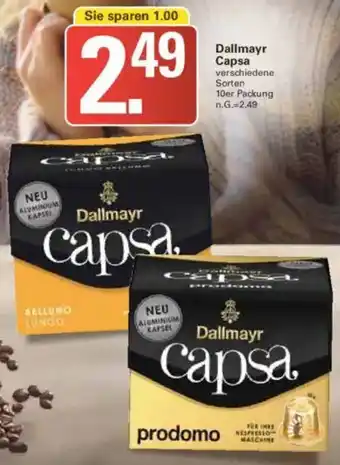WEZ Dallmayr Capsa Angebot