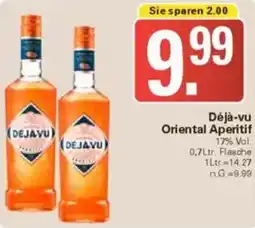 WEZ Déjà-vu Oriental Aperitif Angebot