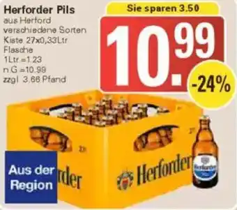 WEZ Herforder Pils Angebot