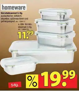 Zurbrüggen homeware Vorratsdosenset 5-tlg. Angebot