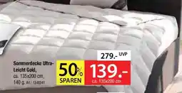 Zurbrüggen Sommerdecke Ultra- Leicht Gold Angebot