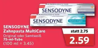 Combi Sensodyne Zahnpasta MultiCare 75ml Angebot