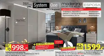 Zurbrüggen Esposa Schwebetürenschrank System One Angebot