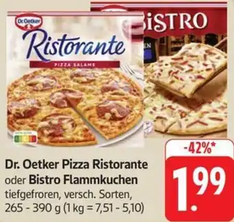 Schmidt's Märkte Dr. Oetker Pizza Ristorante oder Bistro Flammkuchen Angebot