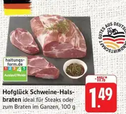 Schmidt's Märkte Hofglück Schweine-Halsbraten Angebot