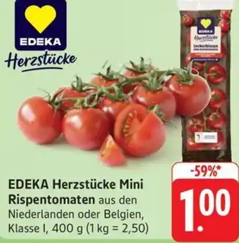 Schmidt's Märkte EDEKA Herzstücke Mini Rispentomaten Angebot