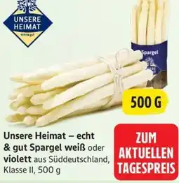 Schmidt's Märkte Unsere Heimat - echt & gut Spargel weiß oder violett Angebot