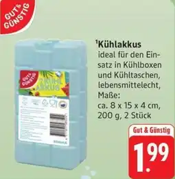 Schmidt's Märkte Gut & Günstig Kühlakkus Angebot