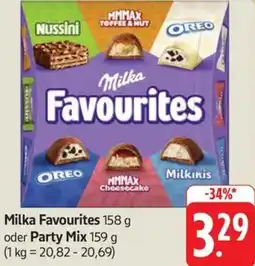 Schmidt's Märkte Milka Favourites oder Party Mix Angebot