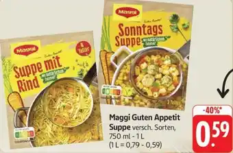 Schmidt's Märkte Maggi Guten Appetit Suppe Angebot