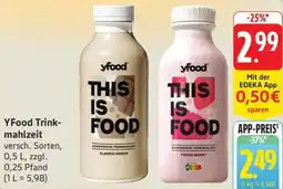 Schmidt's Märkte YFood Trinkmahlzeit Angebot