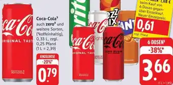 Schmidt's Märkte Coca-Cola auch zero Angebot