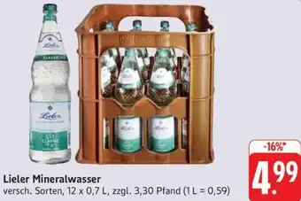 Schmidt's Märkte Lieler Mineralwasser Angebot