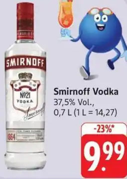 Schmidt's Märkte Smirnoff Vodka Angebot