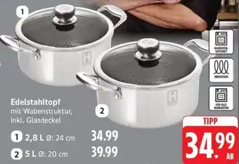 Schmidt's Märkte HENSSLERS Edelstahltopf Angebot