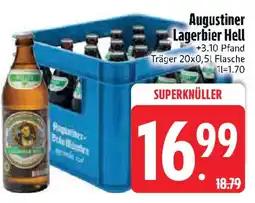 Edeka Augustiner Lagerbier Hell Angebot