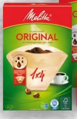 Handelshof Melitta Filtertüten Original 1 x 4 Angebot