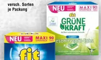 Handelshof Fit Grüne Kraft Spülmaschinentabs Classic Angebot