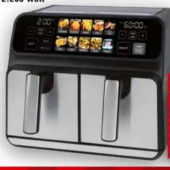 Handelshof ProfiCook Doppel-Heißluftfritteuse PC-FR 1287 Angebot