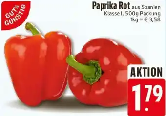 Edeka Gut & Günstig Paprika Rot Angebot