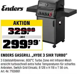 OBI Enders gasgrill „hyde 3 sikr turbo" Angebot