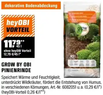 OBI Grow by obi pinienrinde Angebot