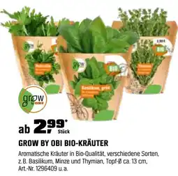 OBI Grow by obi bio-kräuter Angebot
