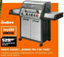 OBI Enders gasgrill „monroe pro 4 sik turbo" Angebot