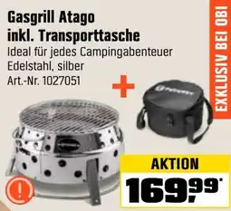 OBI Gasgrill Atago inkl. Transporttasche Angebot