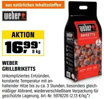 OBI Weber grillbriketts Angebot