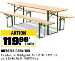 OBI Bierzelt-garnitur Angebot