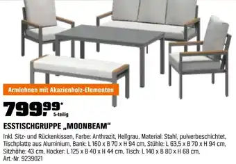 OBI Esstischgruppe „moonbeam" Angebot