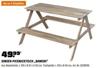 OBI Kinder-picknicktisch „bamori” Angebot