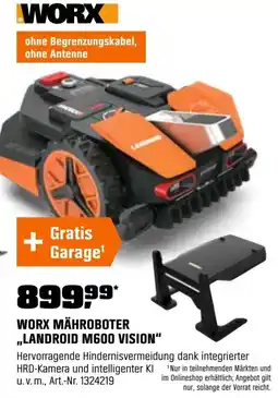 OBI Worx mähroboter ,,landroid m600 vision" Angebot