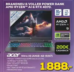 Euronics Acer nitro 16 (an16-42-r1n7) Angebot