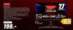 MediaMarkt Lenovo legion r27fc-30 gaming monitor Angebot